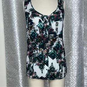 Love Tree Western Print Tank Top T3